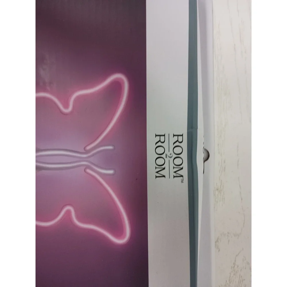Room 2 Room Led Butterfly Pink and Purple Neon Led Light Electric Decorative New